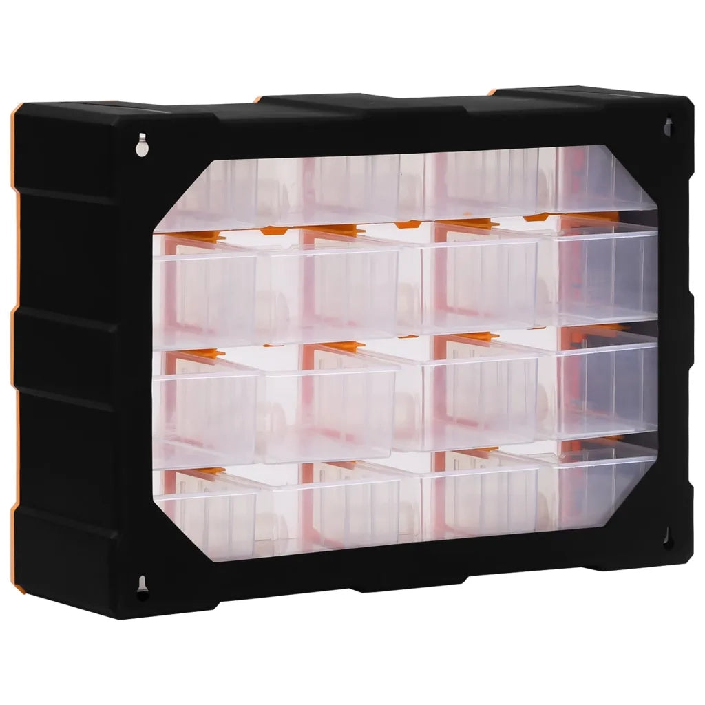 Mobile Contenitore con 16 Cassetti Medi 52x16x37 cm CFW1249931