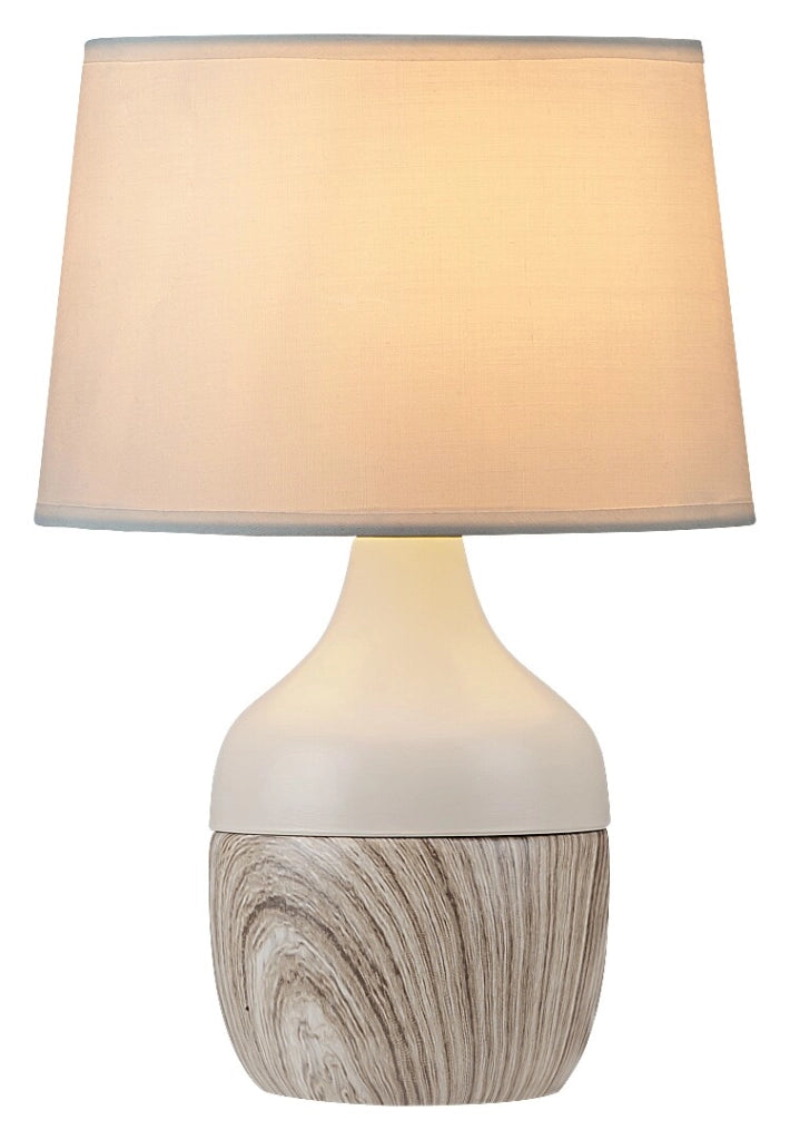 Lampada da tavolo beige con paralume E14 Yvette Rabalux