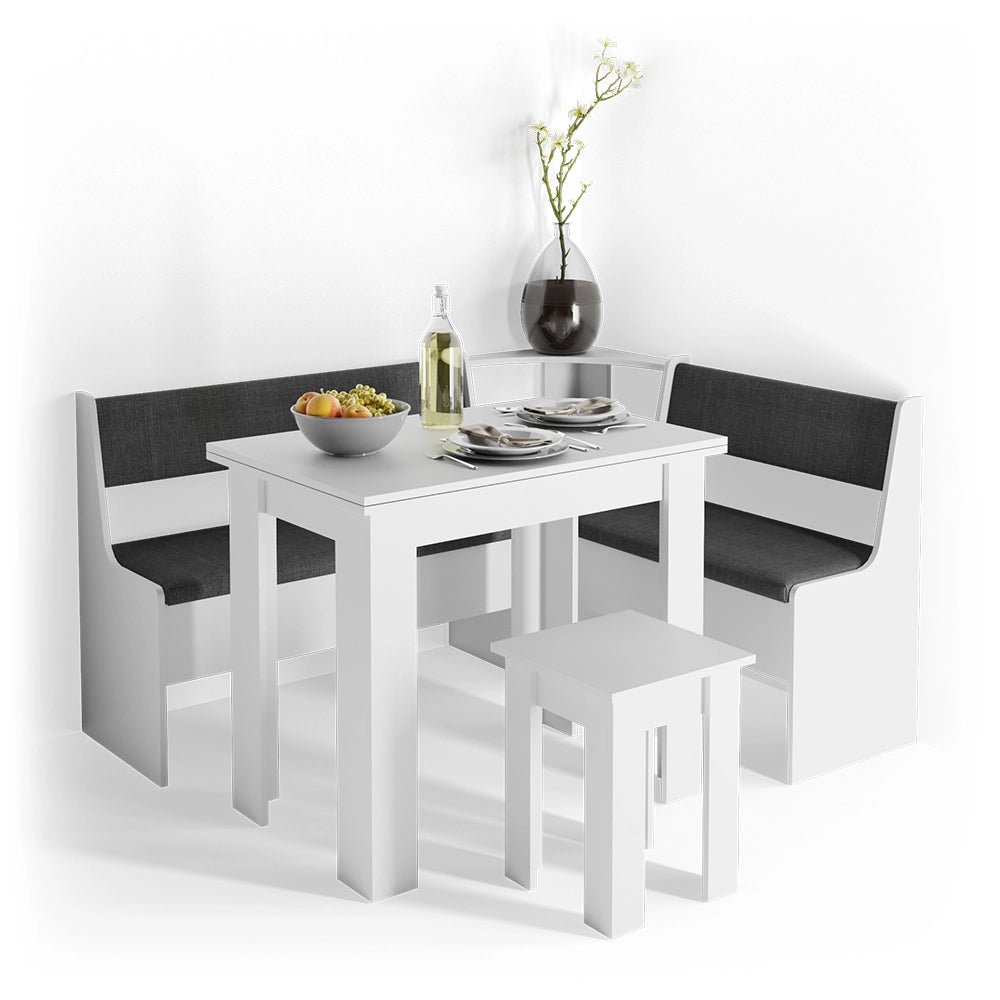 Vicco Panca ad angolo Bianco 41.5 x 106.6 cm