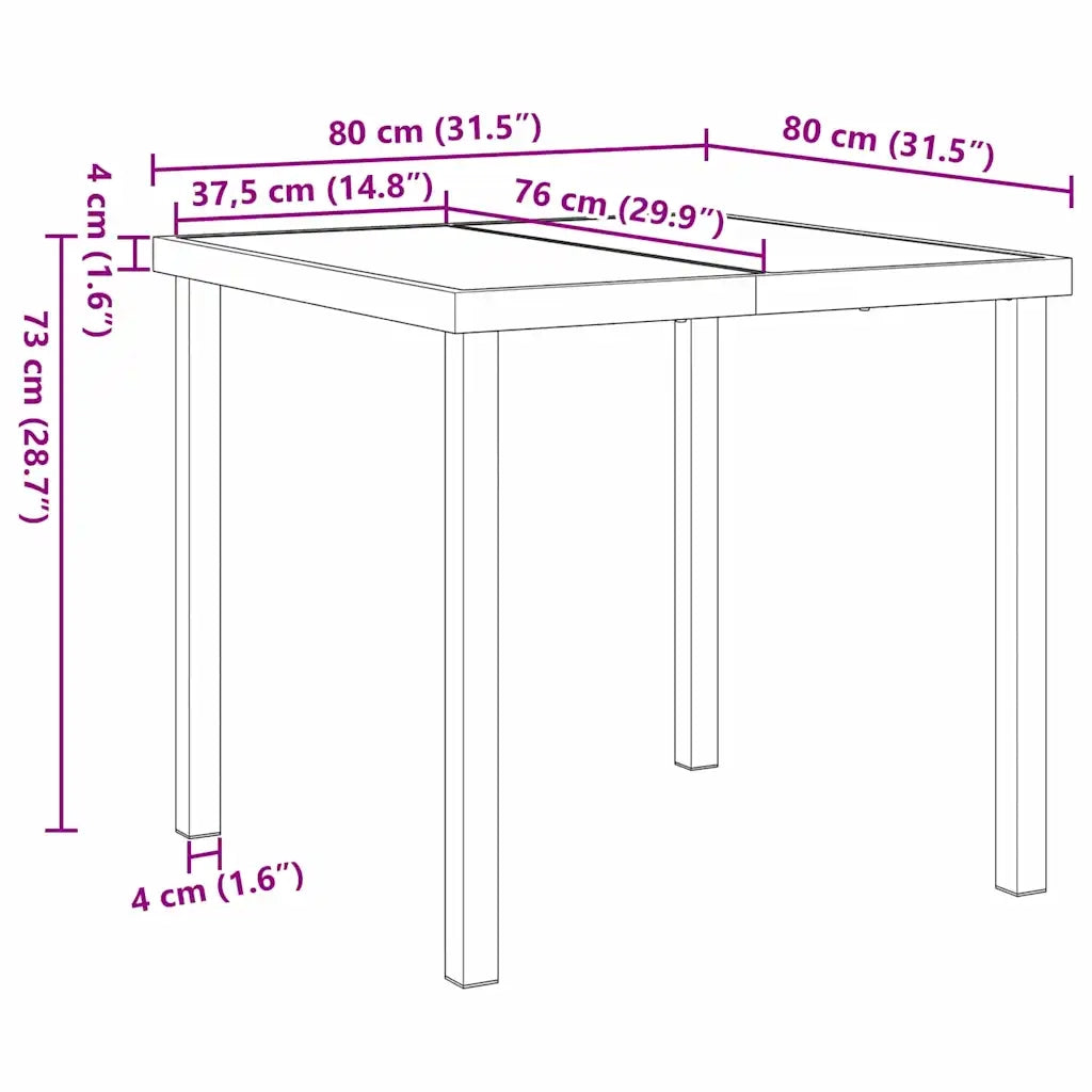 Set da Pranzo per Giardino con cuscino 5 pcs Nero polyrattan