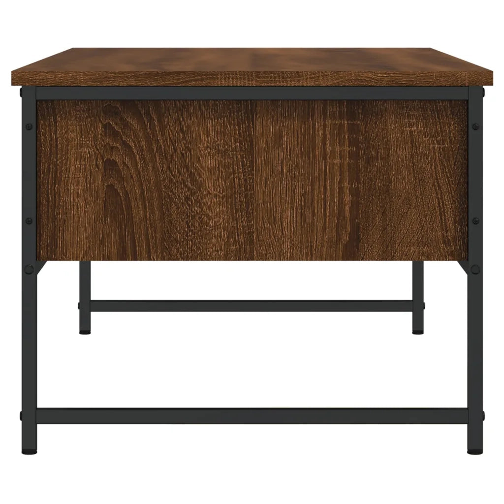 Tavolino salotto | Tavolino da caff¨¨ | Tavolino da Soggiorno Rovere Marrone 101x49x39,5cm Legno Multistrato