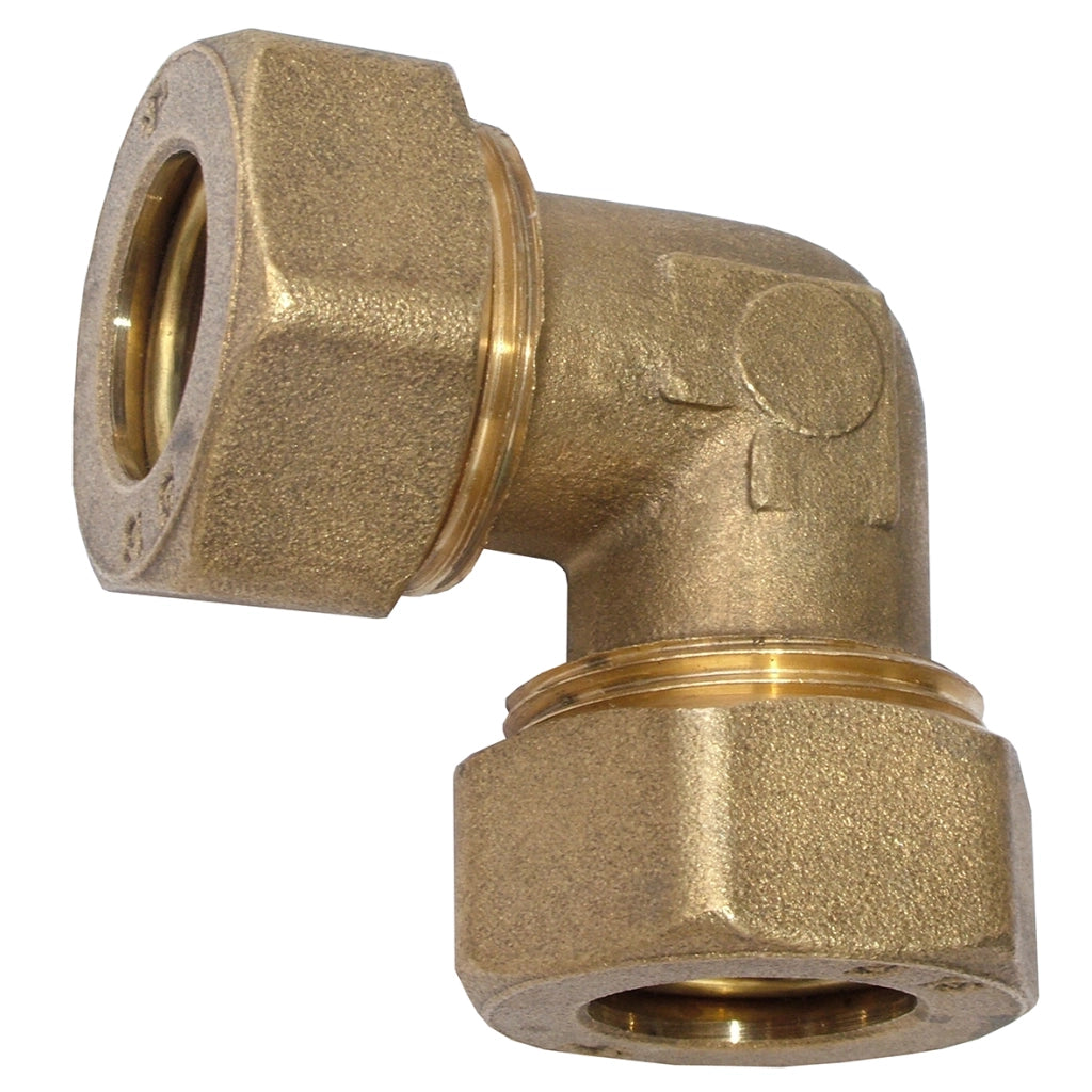 Gomito Ottone C/Ten.O-Ring 10X10