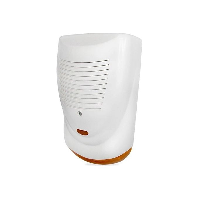 Avidsen 100732 Sirena Finta da Esterno Deterrente Visivo Luce Lampeggiante IP44 Alimentazione 220 VAC colore Bianco