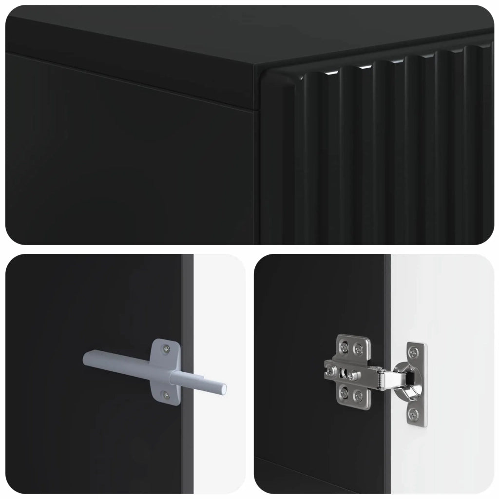 Mobile TV Nero Legno ingegnerizzato 896676