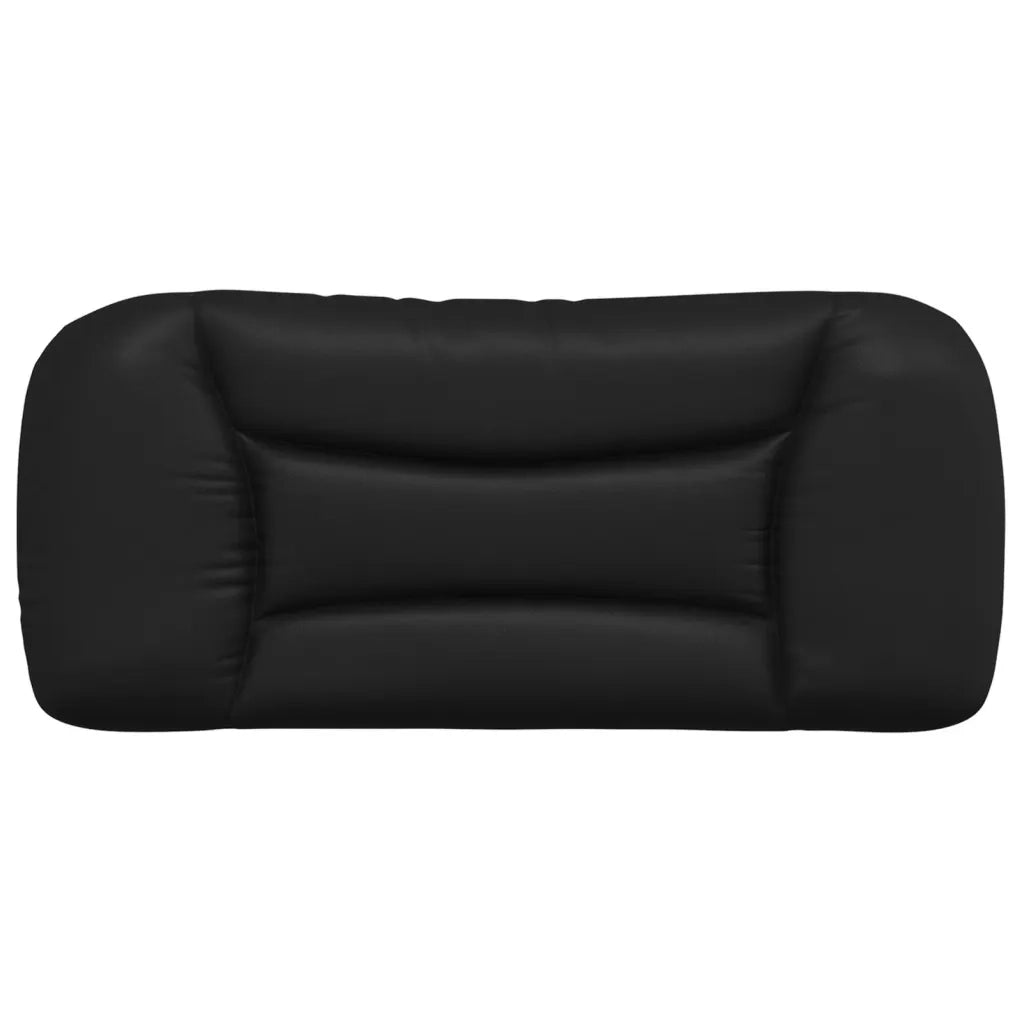 Cuscino Testiera-Cuscino per Testiera Hvar Nero 80 cm in Similpelle