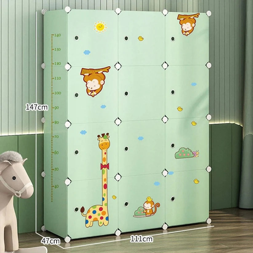Armadio modulare per bambini 147x111x47 cm