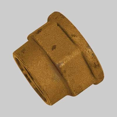 MANICOTTO RIDOTTO FEMMINA/FEMMINA OTTONE GIALLO  11/2 x 1     MADE IN ITALY