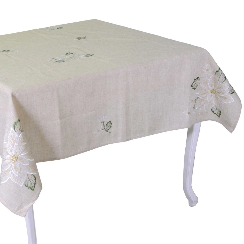 Tovaglia Natalizia tessuto Beige 140x320 cm