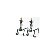 Alari Ferro Battuto Grande 23X41X40H