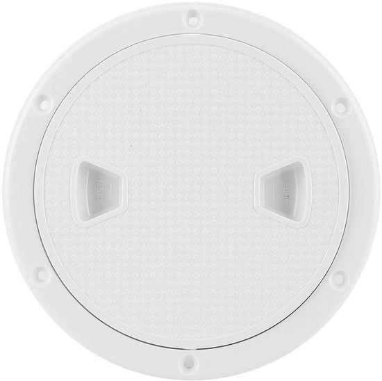 Pannello di controllo quotidiano 6 pollici - ABS coperchio - Pannello di controllo circolare di ispezione - Bianco - Antiscivolo - Progetto di resistenza allo shock