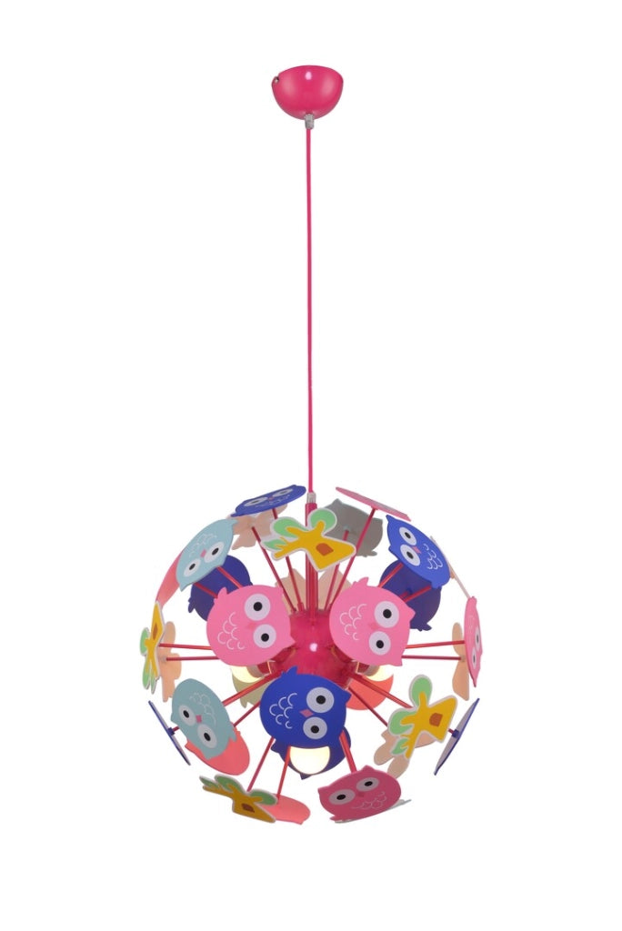Lampadario cameretta Birdy Rabalux 3xE14 multicolore