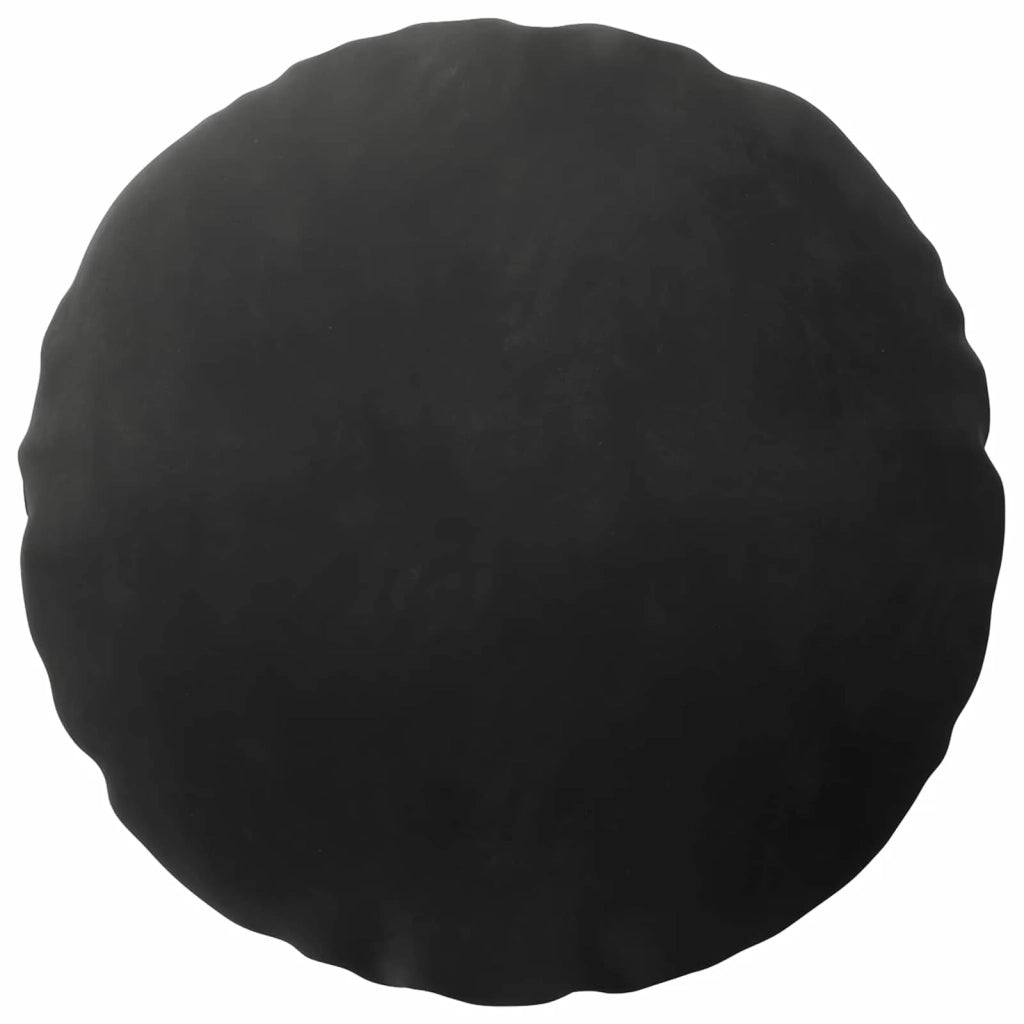 Federa 6 pcs HEERLEN Nero Ø 50 cm Velluto 922544