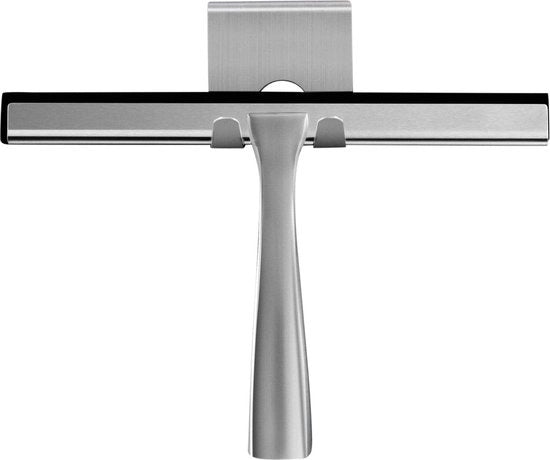 Douchewisser in acciaio inossidabile - sostegno per doccia, flusso di acqua per cabina da bagno, badtrekker, decorazione per cabina da bagno, sostegno per doccia (acciaio inossidabile, finitura borchiata)