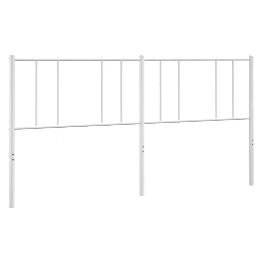 Testiera | Testata di Ricambio in Metallo Bianco 180 cm