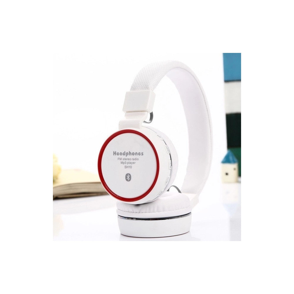 Trade Shop - Cuffie Wireless Bluetooth Stereo Auricolare Vivavoce Microfono Per Smartphone -