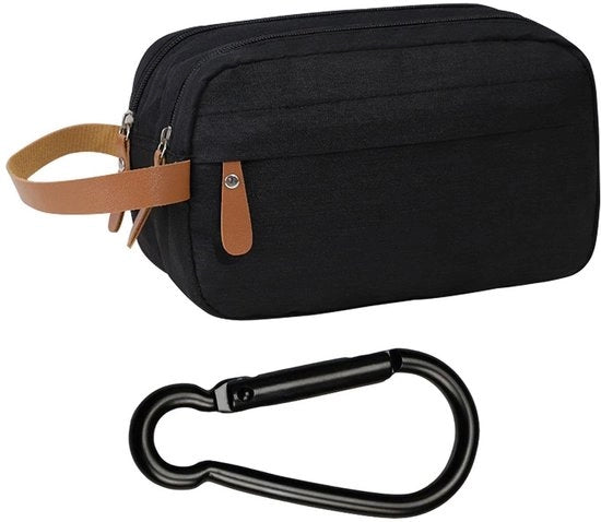 Sacca per il Waterdicht - Portatile con Chiusura a Karabina - Grande Capacità - Panno di Oxford - 25x15x10 Cm - Toilettas