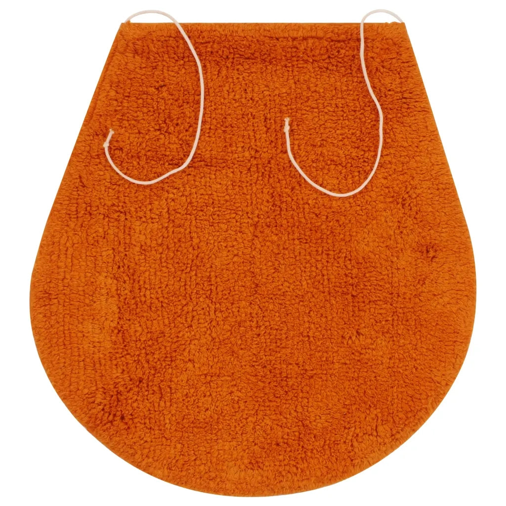 Set Tappetini per Bagno 3 pz in Tessuto Arancione 133227
