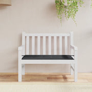 Cuscino per Panca-Cuscini per panchina Nero 120x50x4 cm in Tessuto Oxford