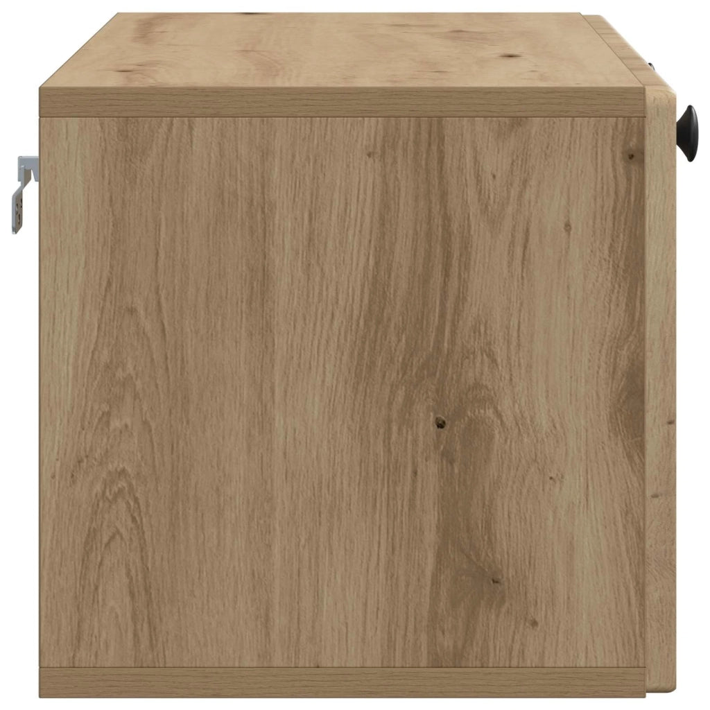 Mobile TV da Muro | Armadietto TV | Mobile Porta TV Rovere Artigianale 78,5 x 31 x 30 cm