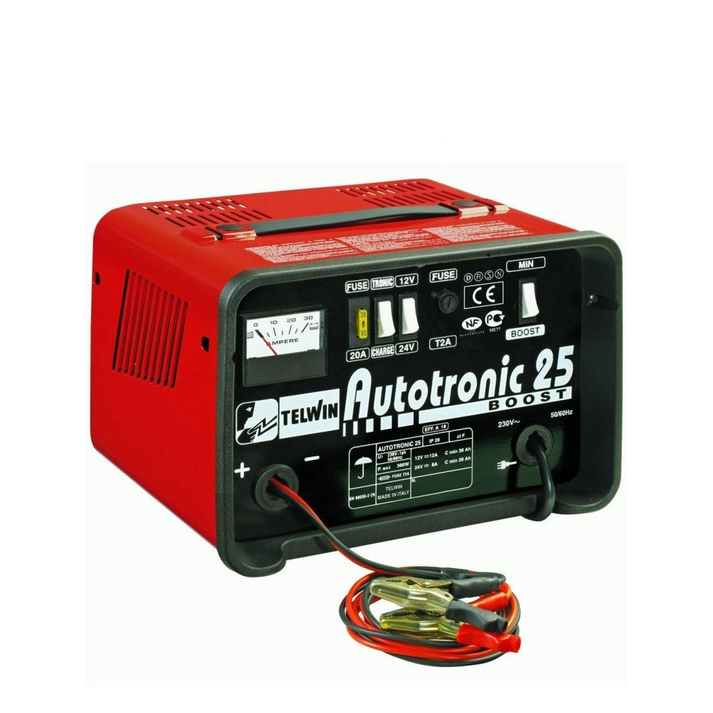 Trade Shop - Telwin Autotronic 25 Boost Caricabatteria Boost 12/24v Codice 807540 -