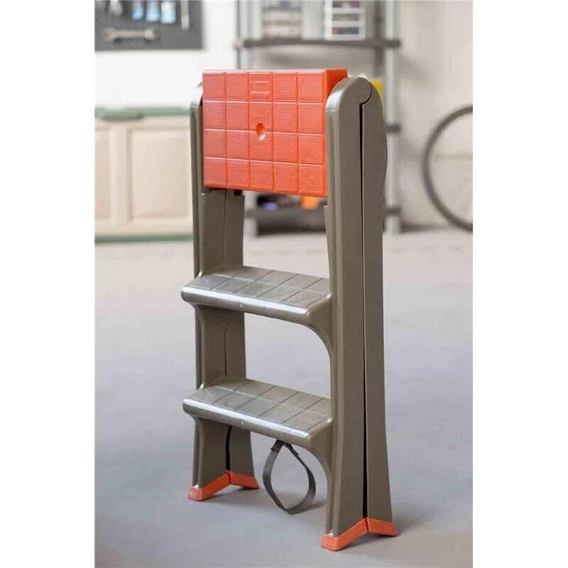 BAMA SKALA SGABELLO SCALETTA 3 GRADINI RICHIUDIBILE 47 X 70 X 78 CM TORTORA