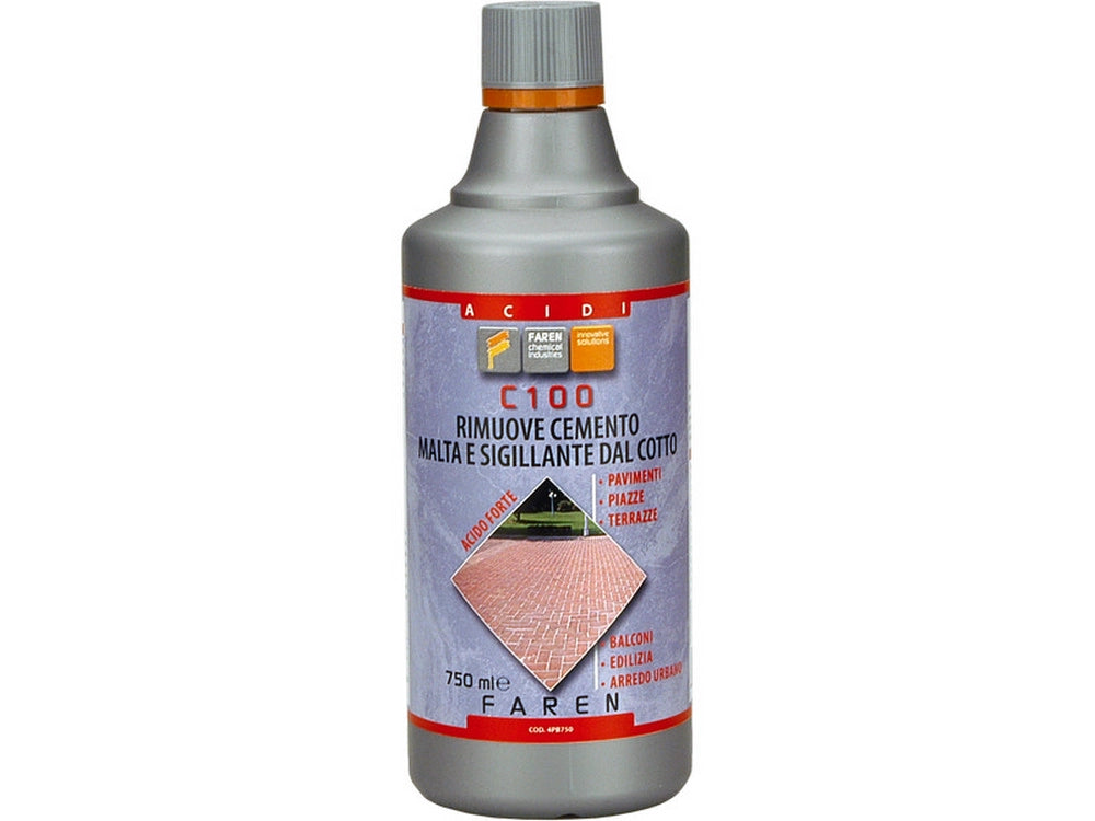 12pz disincrostante acido forte c100  ml. 750 cod:ferx.vit37460