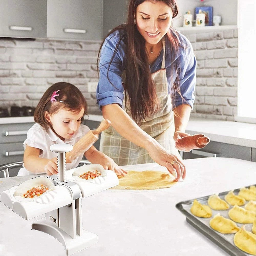 Trade Shop - Stampo Per Ravioli Automatica Gnocchi Panzerotti Pierogi Dumpling Pasticceria -