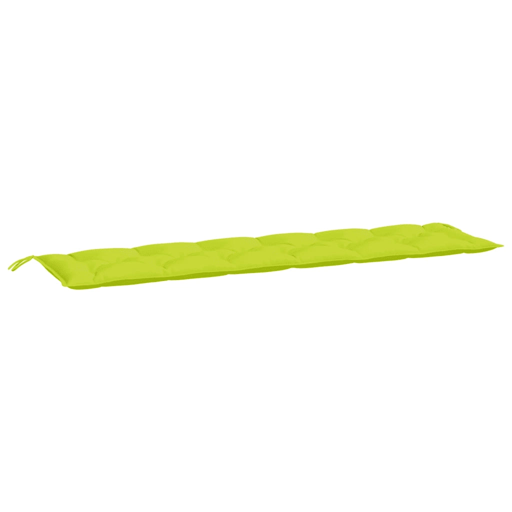 Cuscino per Panca-Cuscini per panchina Verde Intenso 200x50x7 cm in Tessuto Oxford