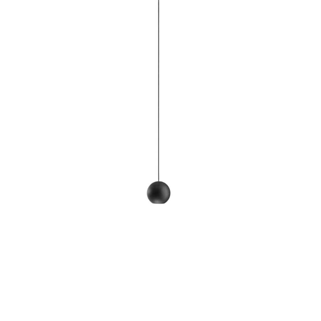 Lampada a Sospensione Guya S/I Singola ad Incasso 8,5W LED 3000K 410lm 36° Nero Satinato - Gealuce (Versione Ad Incasso)