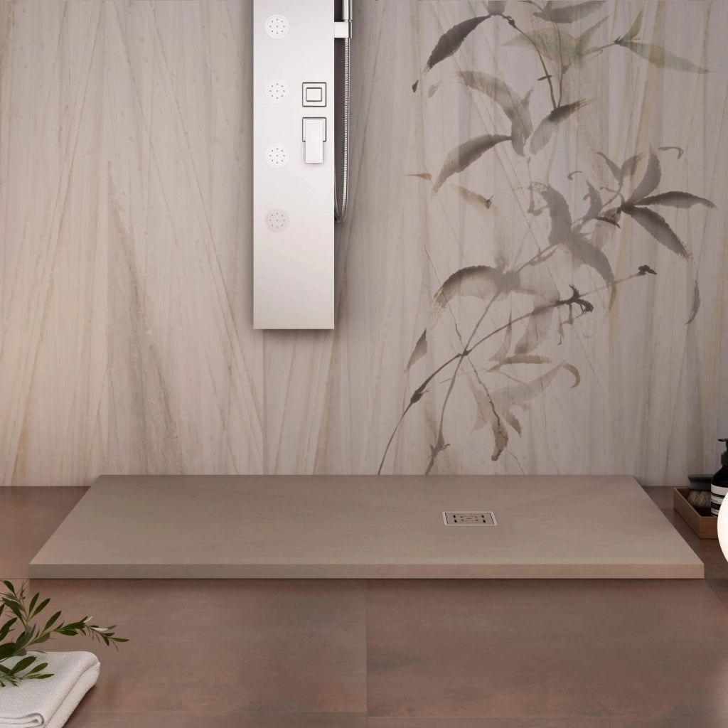 Piatto Doccia in Pietra 90x170 cm Bonussi Canton Moka