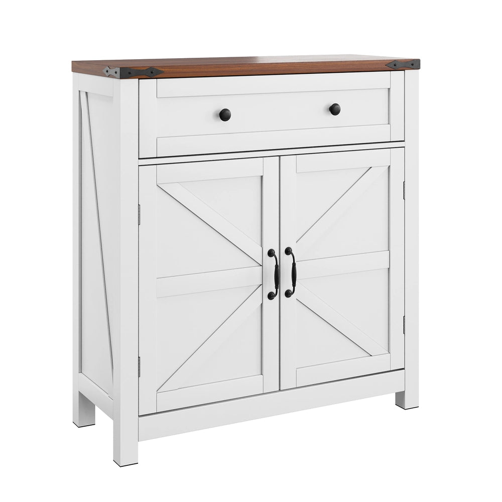 Consolle Portaoggetti ¨C MINIMAL ¨C Legno Bianco, Ripiani Regolabili, Cassetti