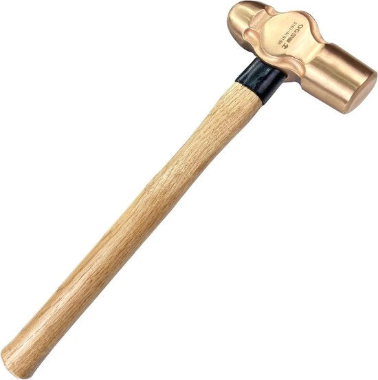 Pomello in legno di cedro con manico di rame non infiammabile, peso 230g - 9oz, lunghezza 300mm