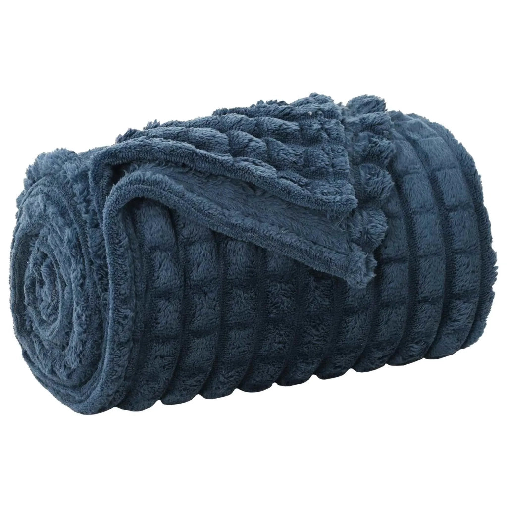 Coperte da Pile 6 pcs Blu navy 270 x 240 cm Panno 42016960