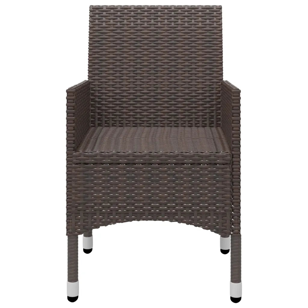Set Mobili da Pranzo per Giardino 5 pz Marrone 3067686
