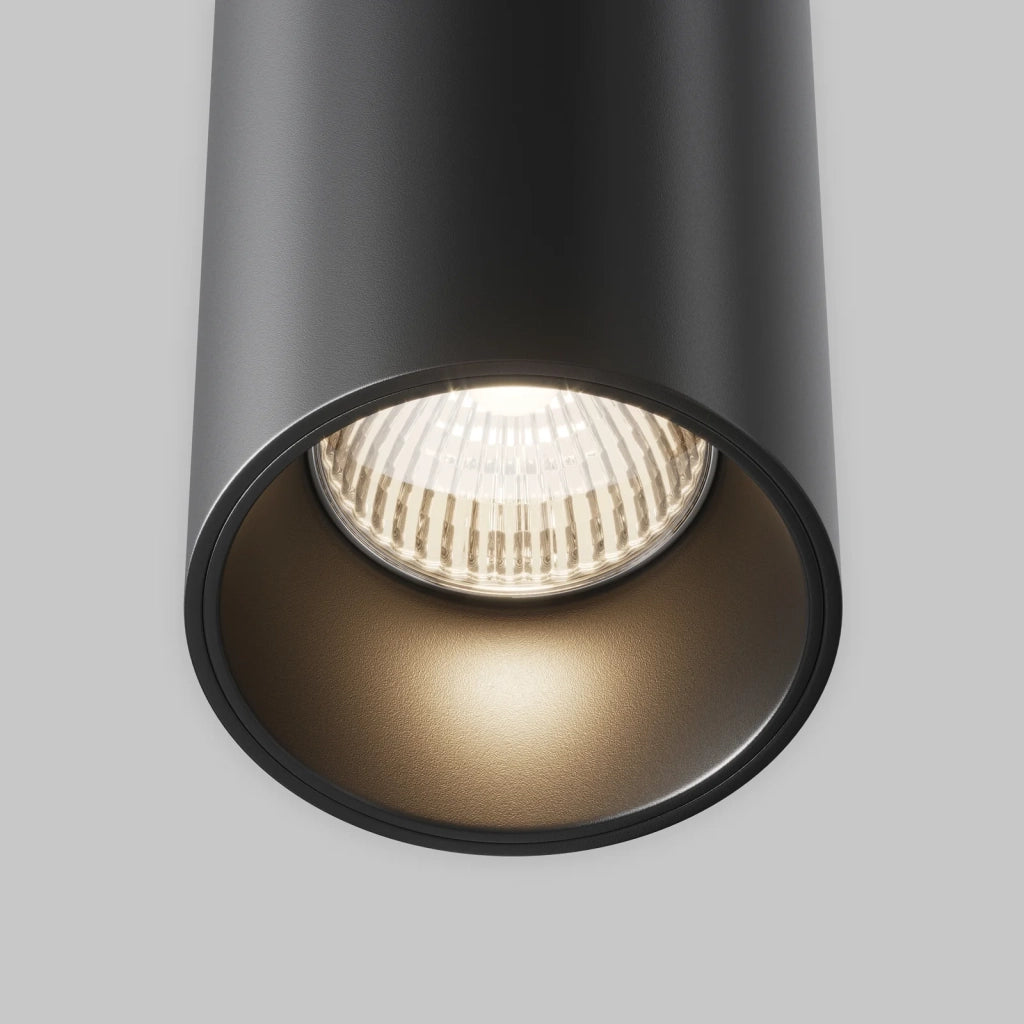 Maytoni Sospensione Moderna Efir 1 luce LED integrato nero alluminio