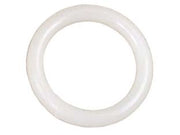 ANELLI PER SCORRITENDA TUBOLARI IN PLASTICA BIANCO- - ø mm.30-40 - 250 pezzi