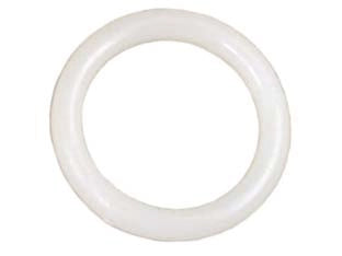 ANELLI PER SCORRITENDA TUBOLARI IN PLASTICA BIANCO- - ø mm.30-40 - 250 pezzi