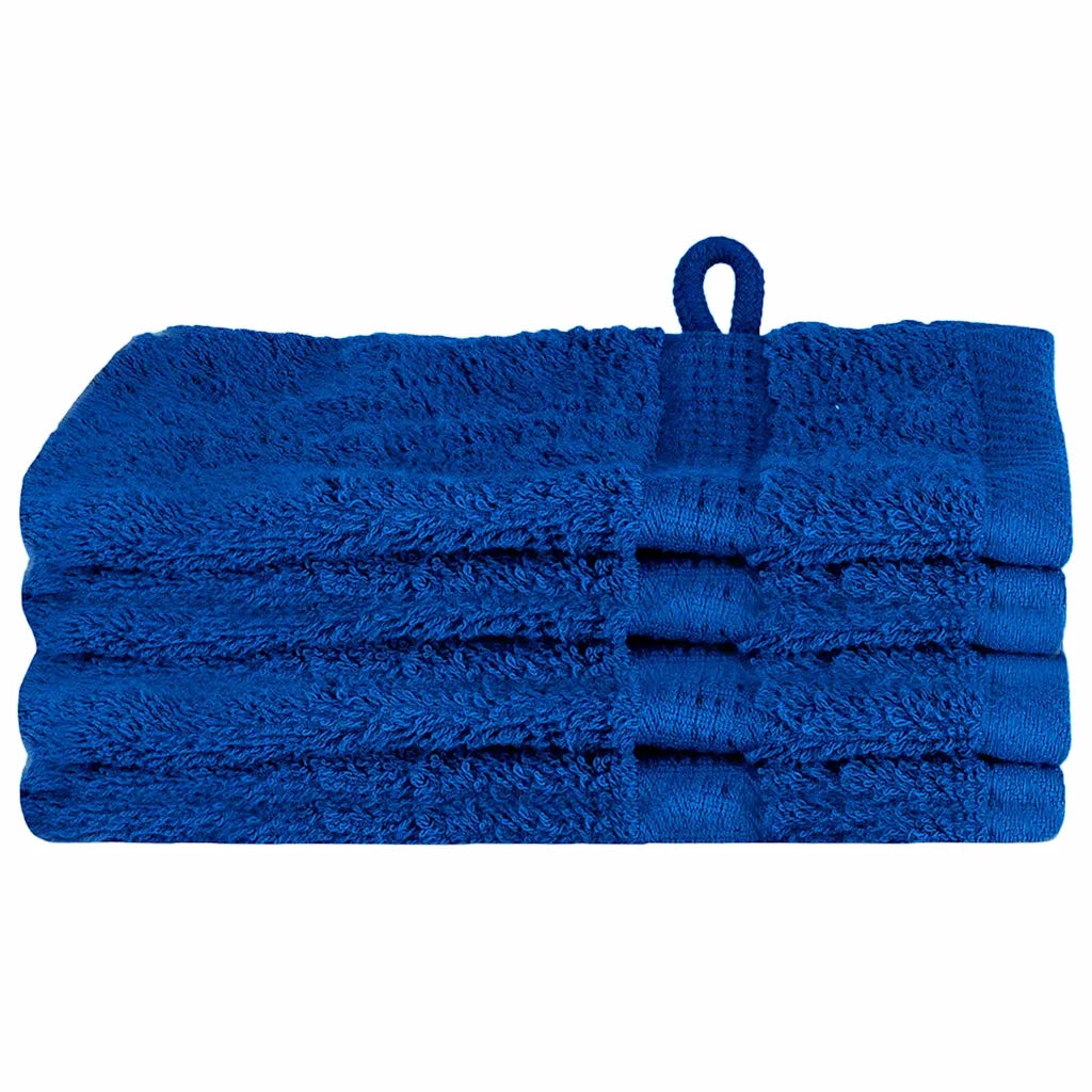 Asciugamano per Ospiti SOLUND 4 pcs Blu 15 x 21 cm 550 gsm 137177