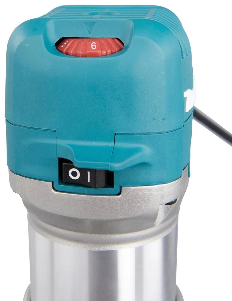 Makita RT0702CX2J Fresatrice Multifunzione 710 W 10000 34000 rpm Velocita' Variabile Avvio Progressivo colore Nero
