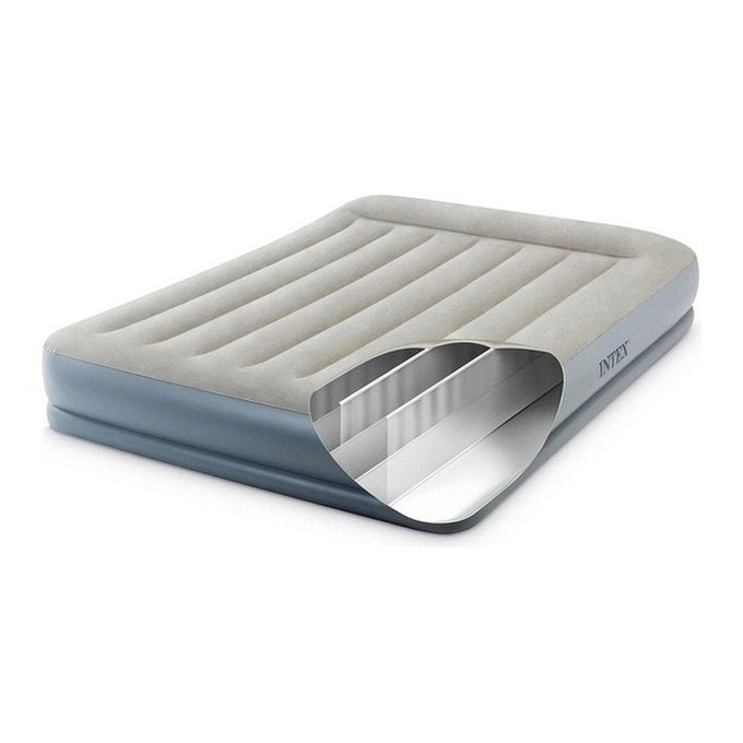 Intex 64118ND Materasso Dura-Beam Pillow Rest Mid-Rise Matrimoniale Autogonfiante 152x203x30 cm Matrimoniale Versione 2023