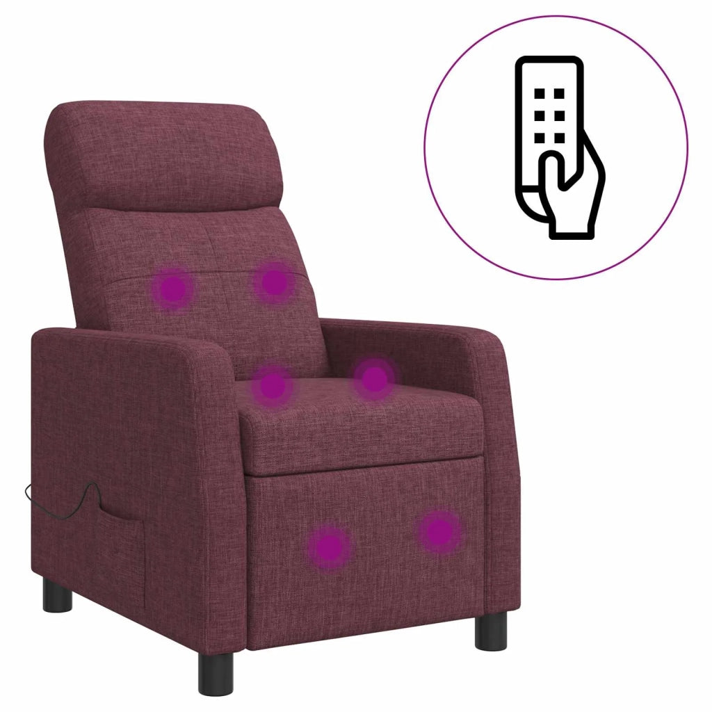 Poltrona Massaggiante Viola Tessuto 42035068
