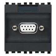 VIMAR EIKON - PRESA CONNETTORE 9P SUB D GRIGIO