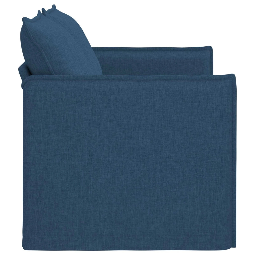 Divano Blu 136 x 82 x 85 cm Tessuto