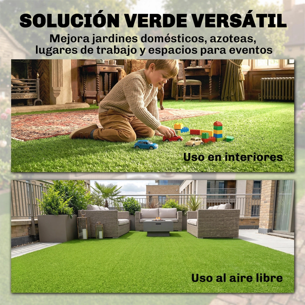 Tappeto Erba Sintetica ¨C Minimal ¨C 1x4 m, 10 mm, Verde
