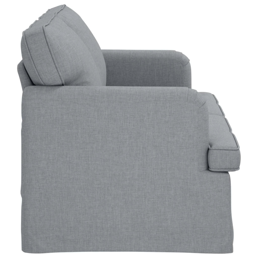 Divano Grigio chiaro 162 x 80 x 85 cm Tessuto 42024490