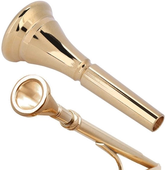 Mondstuk in Messing - Protezione per il Dente Anteriore - Protezione per i Denti - Adatto per Principianti/Professionisti - Duraturo - Progettazione Stilistica - Bocchino in Messing