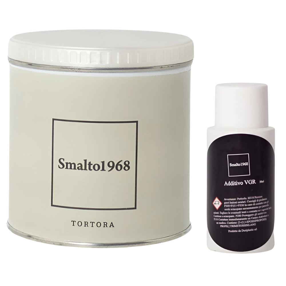 Smalto1968 base acqua vgr piastrelle ceramiche supporti difficili l 0.5 *** colore- tortora, confezione 1