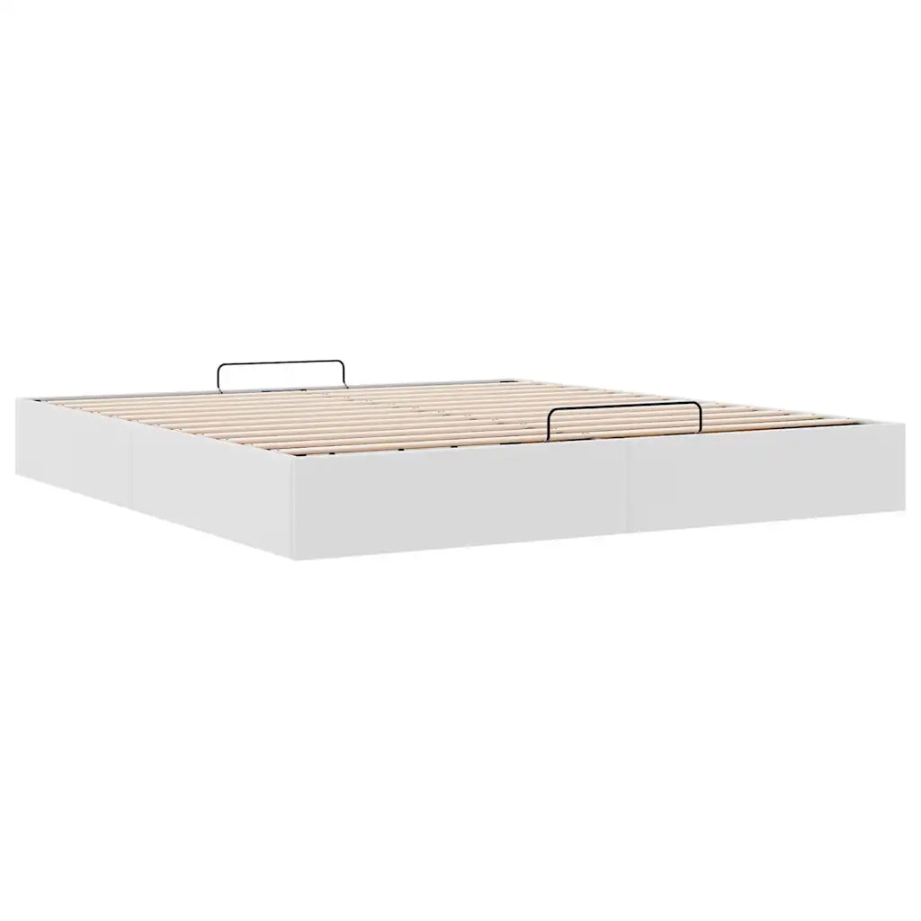 Struttura Letto Pouf senza Materasso 180x200 cm Similpelle