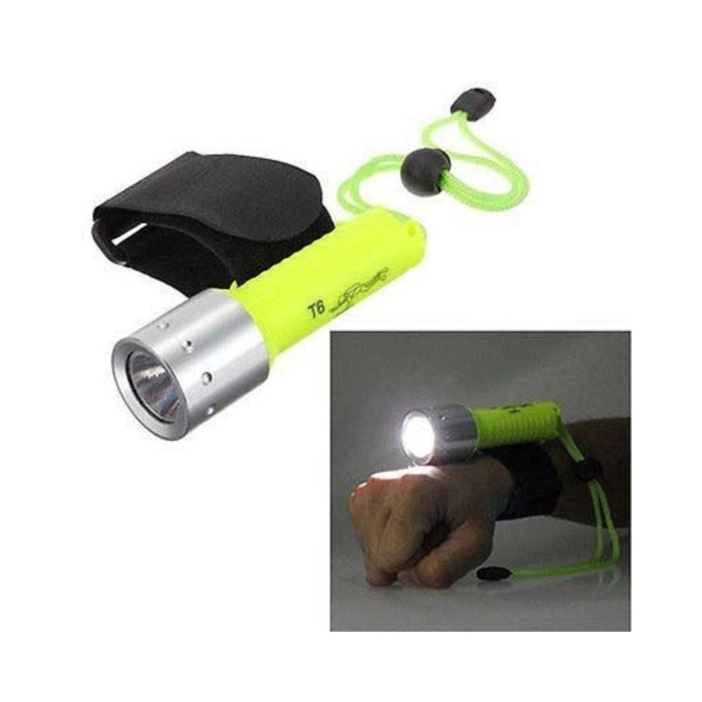 Trade Shop - Torcia Subacquea Impermeabile Led 200-800 Lumen Cree Sub Luce Lampada -