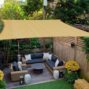 Ombrellone Quadrato per Giardino e Terrazza - 1 pezzo - Sabbia - 4x4 m